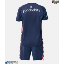 Otroški Nogometni dresi PSV Eindhoven Gostujoči 2025-26 Kratek Rokav (+ Kratke hlače)